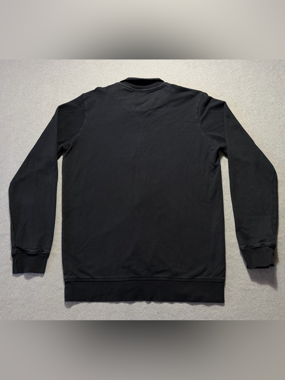 Lacoste Mens XL Size 6 Black Full Zip Sweatshirt Jacket Cotton Casual Croc Logo - Picture 4 of 5